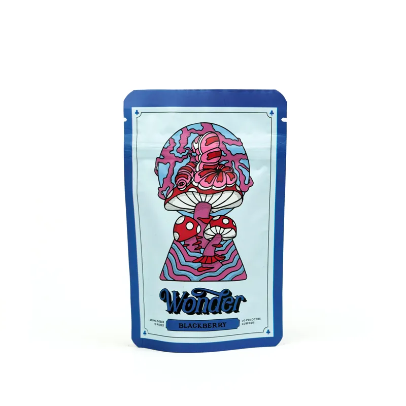 Wonder Psilocybin Blackberry Gummies 3g frontside Wonder Psilocybin Blackberry Gummies - 3g - Image 1