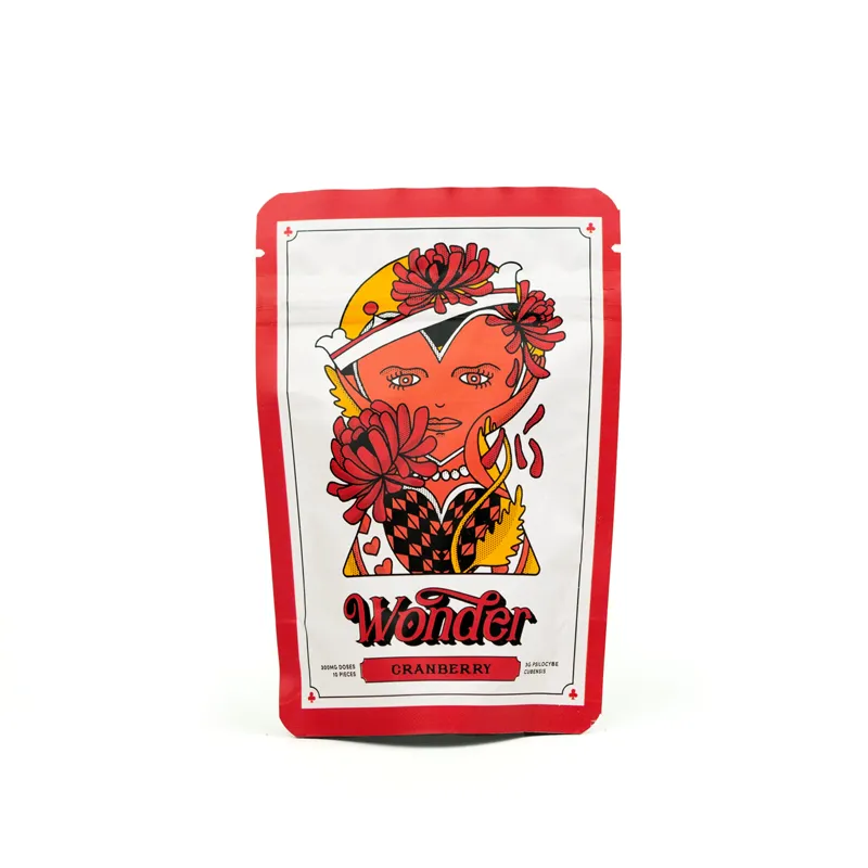 Wonder Psilocybin Cranberry Gummies-3g-front Wonder Psilocybin Cranberry Gummies - 3g - Image 1