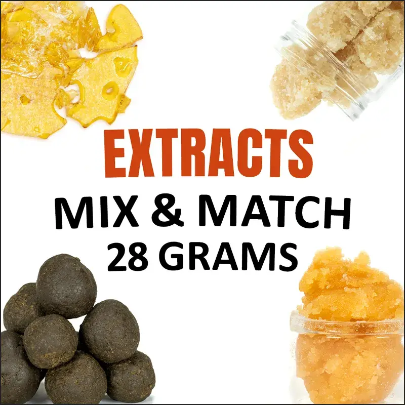 cannabis extracts mix and match 28 grams mix and match any 4 extracts for a toal of 28 grams (7 gram per selection)