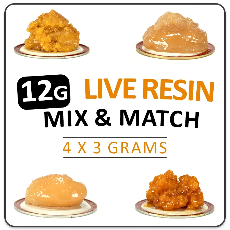 12-grams-live-resin-mix-match-deal 12g Live Resin Mix & Match - Image 1