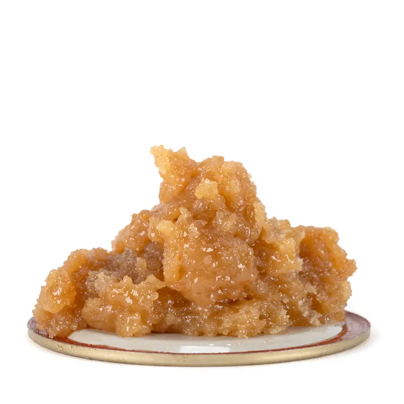 orange creamsicle live resin showcasing its sticky quality orange creamsicle live resin showcasing its sticky quality