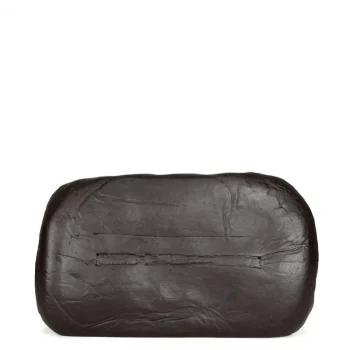 pressed rectangular chunk of red-lebanese-hash