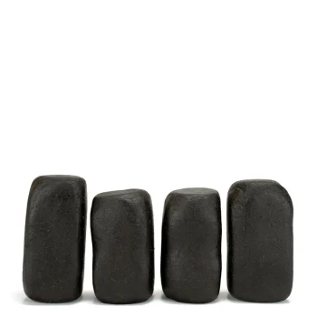 4 rectangles of strawberry kush hash lined up in a row