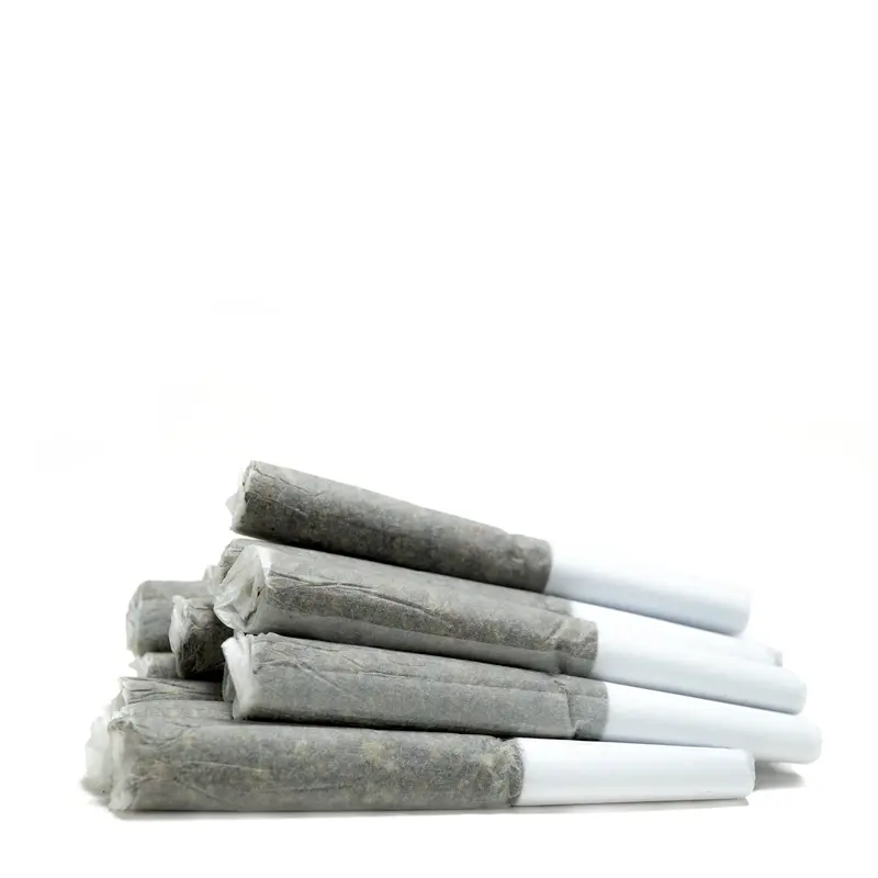 prerolls-DB pile of pre roll cones with white tips