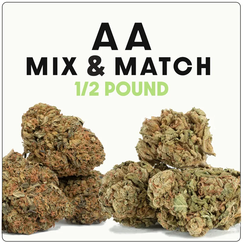 AA weed-half-pound-mix-and-match AA Mix & Match - 1/2 Pound - Image 1